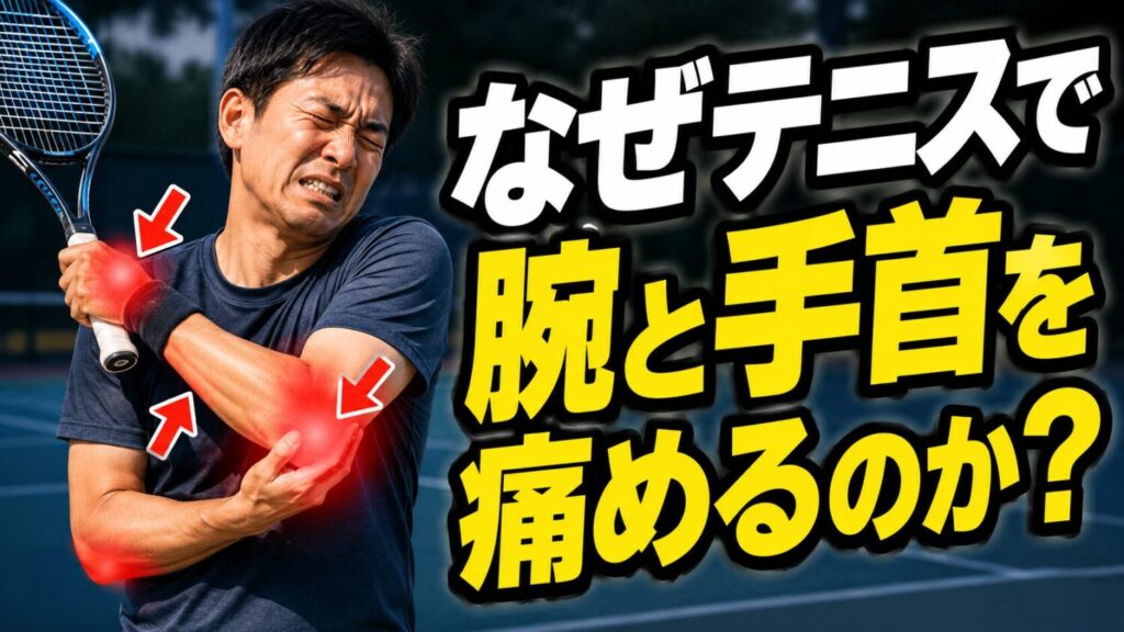 なぜテニスで腕と手首を痛めるのか？