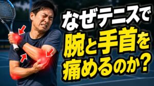 なぜテニスで腕と手首を痛めるのか？